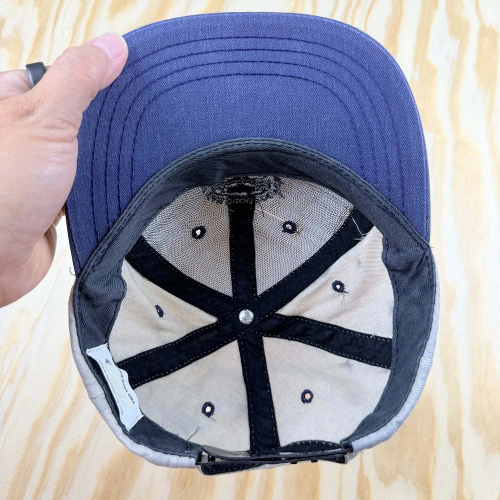 Vintage San Diego Zoo Wild Animal Park Hat Sand Caps USA Gray Navy Snapback Kids